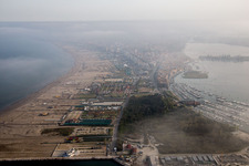 Sottomarina à Faro dans le département Vénétie, Italie vue d'en haut