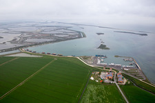 Photographie aérienne de Pila dans le département Vénétie, Italie