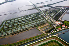 Pila dans le département Vénétie, Italie vue d'en haut