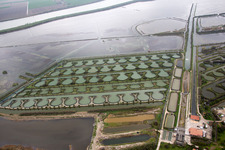 Pila dans le département Vénétie, Italie du point de vue du drone