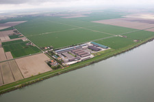 Vue aérienne de Tolle dans le département Vénétie, Italie