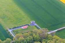 Vue aérienne de Tour d'observation Sennfeld à le quartier Reichelshof in Sennfeld dans le département Bavière, Allemagne