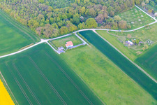 Photographie aérienne de Tour d'observation Sennfeld à le quartier Reichelshof in Sennfeld dans le département Bavière, Allemagne