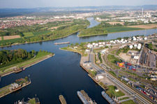 Enregistrement par drone de Quartier BASF in Ludwigshafen am Rhein dans le département Rhénanie-Palatinat, Allemagne