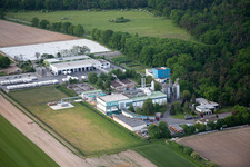 Photographie aérienne de Supro GmbH à le quartier Hüttenfeld in Lampertheim dans le département Hesse, Allemagne