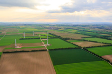 Vue aérienne de Undenheim dans le département Rhénanie-Palatinat, Allemagne