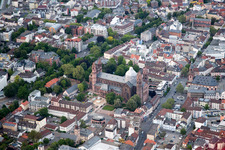 Photographie aérienne de Cathédrale à Worms dans le département Rhénanie-Palatinat, Allemagne