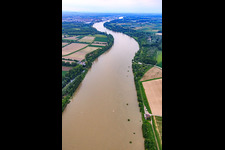 Vue aérienne de Rampe OTAN Lampertheim sur le Rhin à Lampertheim dans le département Hesse, Allemagne
