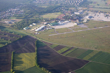 Vue aérienne de Coleman à le quartier Sandhofen in Mannheim dans le département Bade-Wurtemberg, Allemagne