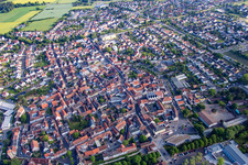 Photographie aérienne de Babenhausen dans le département Hesse, Allemagne