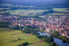 Photographie aérienne de Zones riveraines du Main à Seligenstadt dans le département Hesse, Allemagne