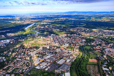 Hanau dans le département Hesse, Allemagne d'en haut