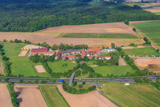 Photographie aérienne de Bruchköbel dans le département Hesse, Allemagne
