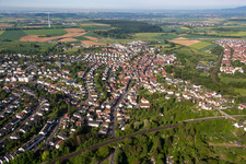 Quartier Windecken in Nidderau dans le département Hesse, Allemagne hors des airs