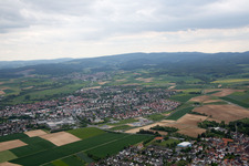 Photographie aérienne de Reinheim dans le département Hesse, Allemagne