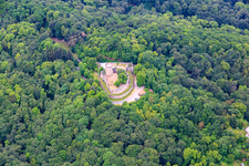 Château Alsbach à le quartier Alsbach in Alsbach-Hähnlein dans le département Hesse, Allemagne d'en haut
