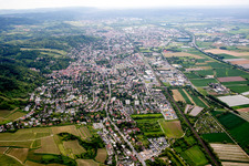 Vue aérienne de Quartier Auerbach in Bensheim dans le département Hesse, Allemagne