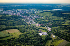 Photographie aérienne de Du sud-est à Weingarten dans le département Bade-Wurtemberg, Allemagne