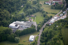 Vue aérienne de Rue Jöhlinger à Weingarten dans le département Bade-Wurtemberg, Allemagne