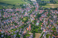Vue aérienne de Quartier Horrenberg in Dielheim dans le département Bade-Wurtemberg, Allemagne