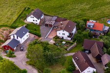 Quartier Brombach in Eberbach dans le département Bade-Wurtemberg, Allemagne d'un drone