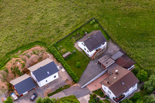 Quartier Brombach in Eberbach dans le département Bade-Wurtemberg, Allemagne vue du ciel