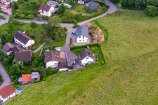 Quartier Brombach in Eberbach dans le département Bade-Wurtemberg, Allemagne d'un drone
