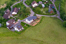 Vue oblique de Quartier Brombach in Eberbach dans le département Bade-Wurtemberg, Allemagne