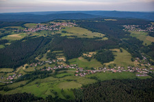 Vue aérienne de Quartier Rothenberg in Oberzent dans le département Hesse, Allemagne