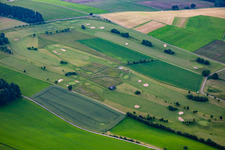 Vue aérienne de Superficie du terrain de golf Golf- und Landclub Buchenhof Hetzbach e. V. à Beerfelden à le quartier Hetzbach in Oberzent dans le département Hesse, Allemagne
