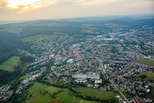 Vue aérienne de Du sud à Erbach dans le département Hesse, Allemagne