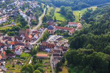 Vue aérienne de Benediktushof - Centre de méditation et de pleine conscience, séminaires et centres de conférences GmbH à Holzkirchen dans le département Bavière, Allemagne