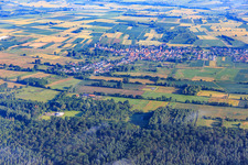 Photographie aérienne de Vue du village depuis le sud à Kapsweyer dans le département Rhénanie-Palatinat, Allemagne