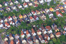 Vue aérienne de Birkenstr à Kandel dans le département Rhénanie-Palatinat, Allemagne
