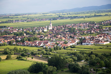 Vue aérienne de Quartier Eckel à Edesheim dans le département Rhénanie-Palatinat, Allemagne