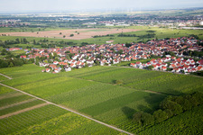 Vue aérienne de Quartier Nußdorf in Landau in der Pfalz dans le département Rhénanie-Palatinat, Allemagne