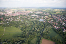 Vue d'oiseau de Landau in der Pfalz dans le département Rhénanie-Palatinat, Allemagne