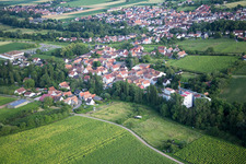 Enregistrement par drone de Quartier Appenhofen in Billigheim-Ingenheim dans le département Rhénanie-Palatinat, Allemagne