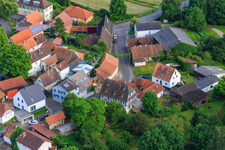 Vue aérienne de Friedensstr à Barbelroth dans le département Rhénanie-Palatinat, Allemagne