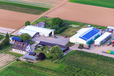 Vue aérienne de Jardin du fermier à Winden dans le département Rhénanie-Palatinat, Allemagne