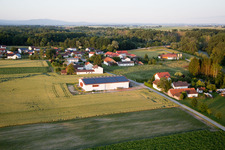 Vue aérienne de Quartier Oberpöringermoos in Oberpöring dans le département Bavière, Allemagne