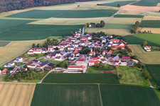 Quartier Oberframmering in Landau an der Isar dans le département Bavière, Allemagne hors des airs