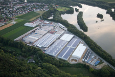 Vue aérienne de Zone industrielle de la Benkhauser Straße à Mamming dans le département Bavière, Allemagne