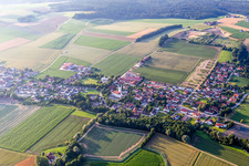 Vue aérienne de Quartier Oberhausen in Reisbach dans le département Bavière, Allemagne