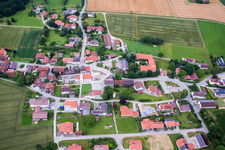 Vue aérienne de Quartier Rattenbach in Rimbach dans le département Bavière, Allemagne