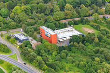 Vue aérienne de Natursteine Foßhag GmbH et ABEX PFEIFFER & MAY Mannheim GmbH + Co. KG - Weinheim à le quartier Nächstenbach in Weinheim dans le département Bade-Wurtemberg, Allemagne