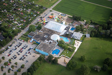 Vue aérienne de Miramar à le quartier Lützelsachsen in Weinheim dans le département Bade-Wurtemberg, Allemagne