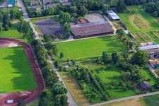 Vue aérienne de Espace d'entraînement du Club d'équitation et d'attelage Schriesheim e. V à Schriesheim dans le département Bade-Wurtemberg, Allemagne