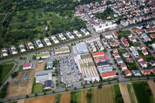 Vue aérienne de Dossenheim dans le département Bade-Wurtemberg, Allemagne