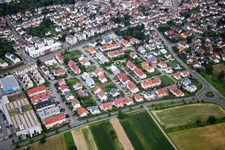 Vue aérienne de Dossenheim dans le département Bade-Wurtemberg, Allemagne